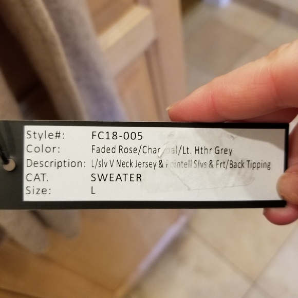 Knyt & Lynk Cashmere Sweater Long Sleeve crew L - Picture 10 of 10